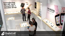 20x20 Perimeter booth design by DisplayCraft